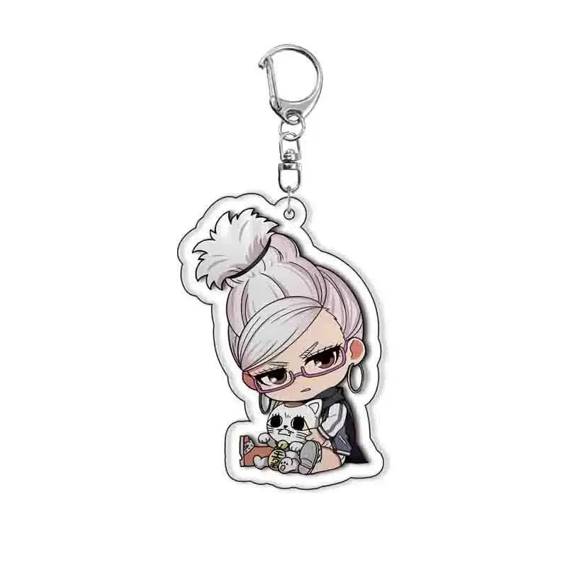 Anime S.H.Figuarts Dandadan Ayase Momo Ken Keychain