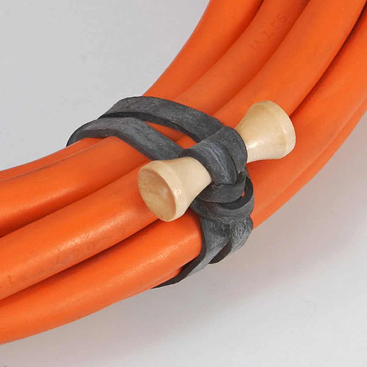 BongoTies All-Natural Reusable Cable Tie Wraps 10-Pack