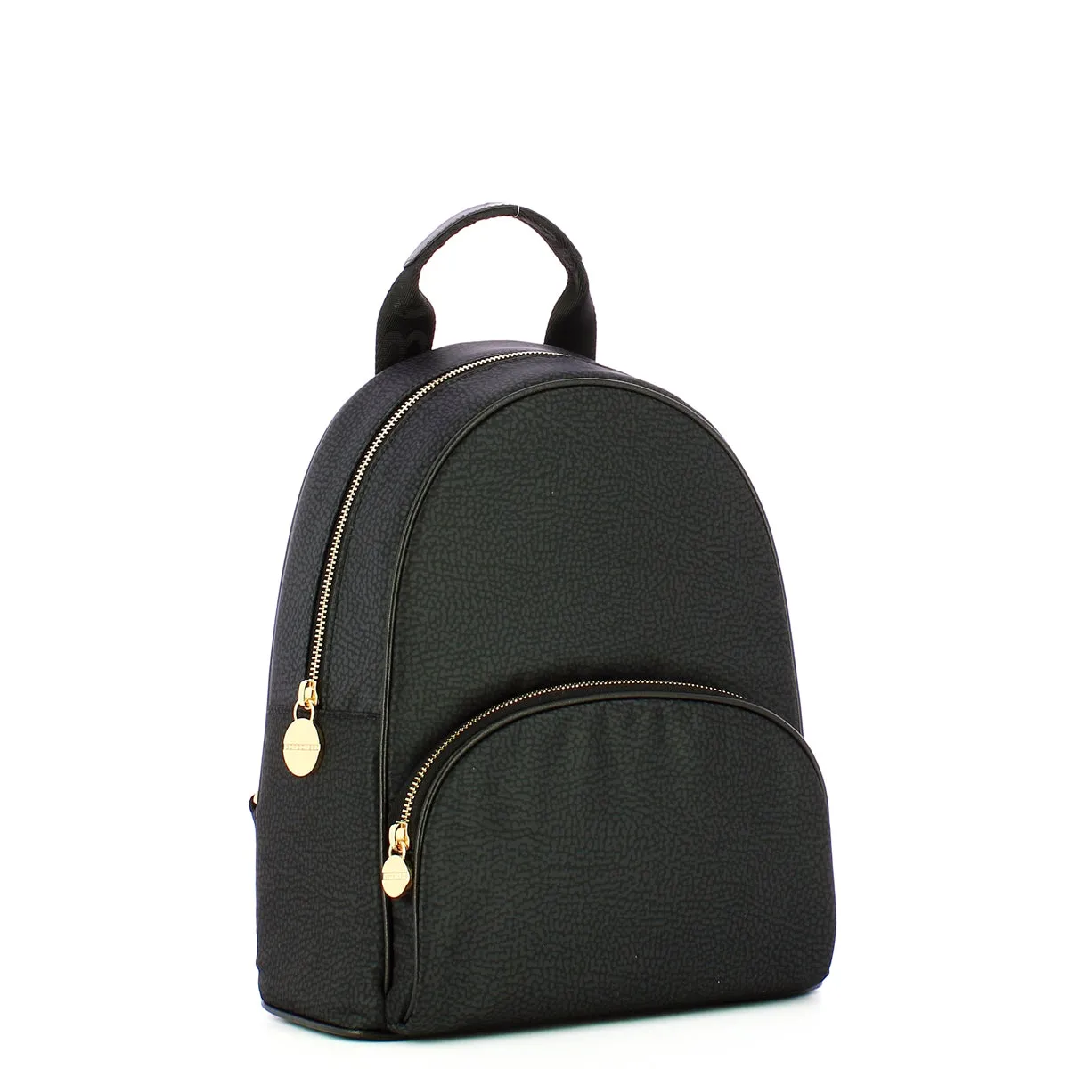 Borbonese - Medium Dark Black Backpack - 934136I15 - DARK/BLACK
