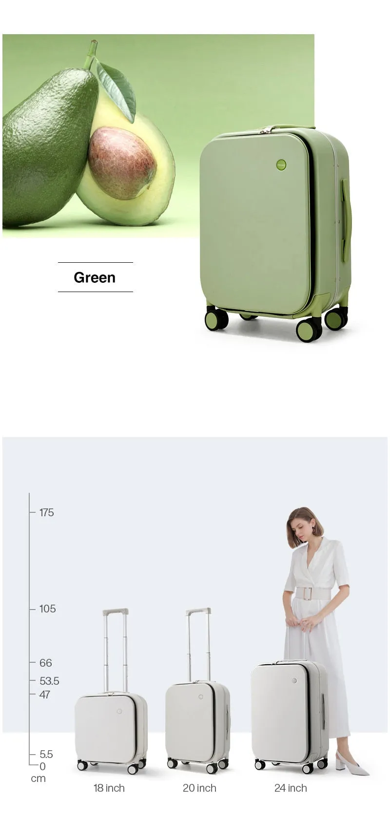 Carry-On Rolling Luggage