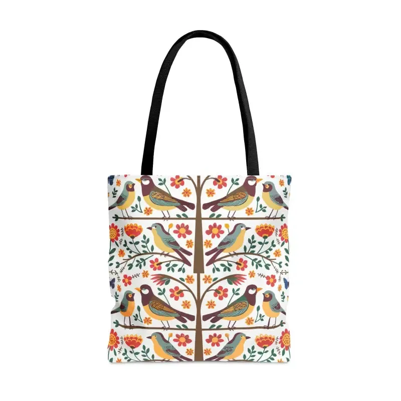 Chic Birds on a Tree Bird Tote Bag