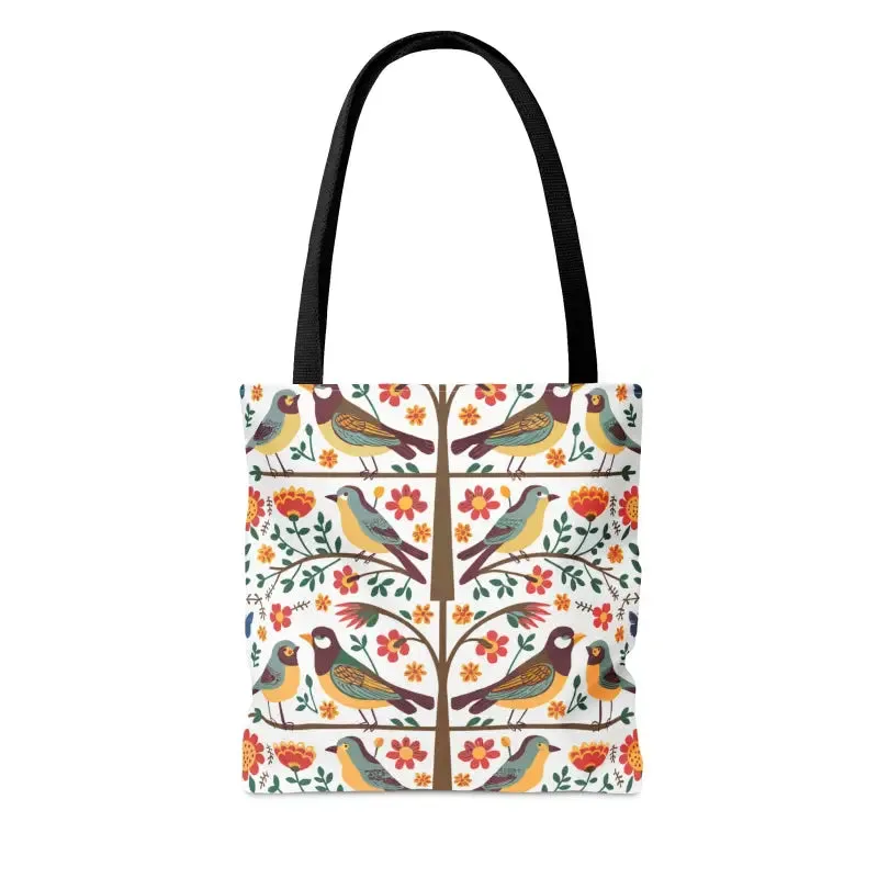 Chic Birds on a Tree Bird Tote Bag