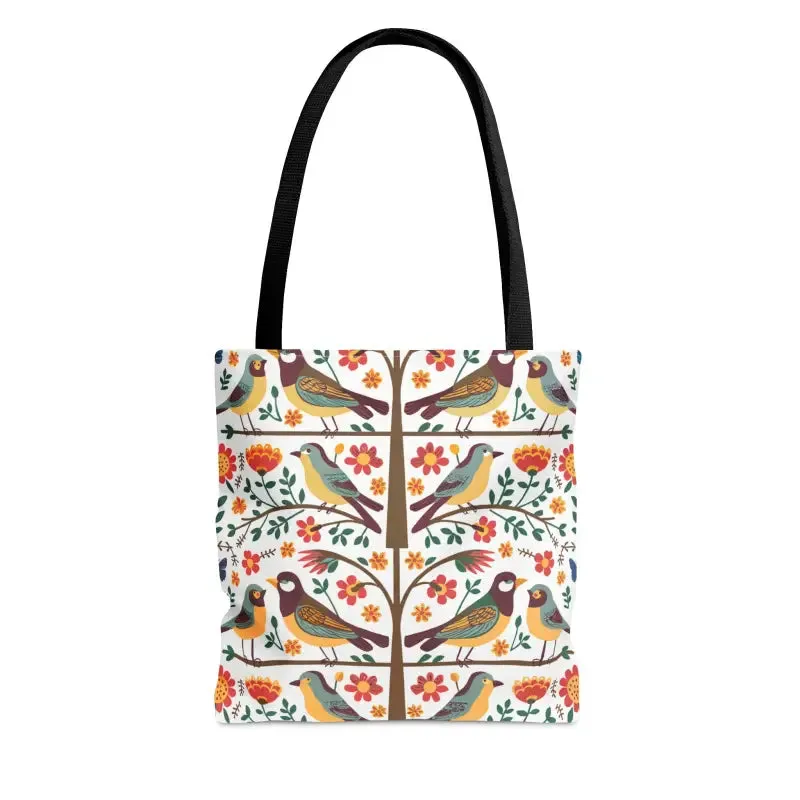 Chic Birds on a Tree Bird Tote Bag
