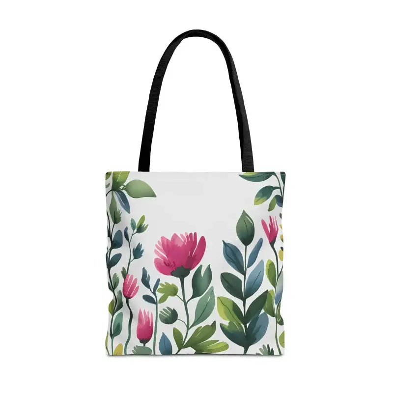 Chic Tote Bags with Pretty Pink Flowers