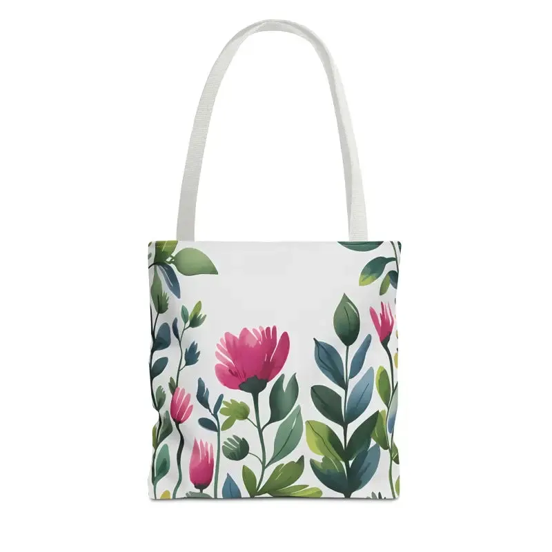 Chic Tote Bags with Pretty Pink Flowers
