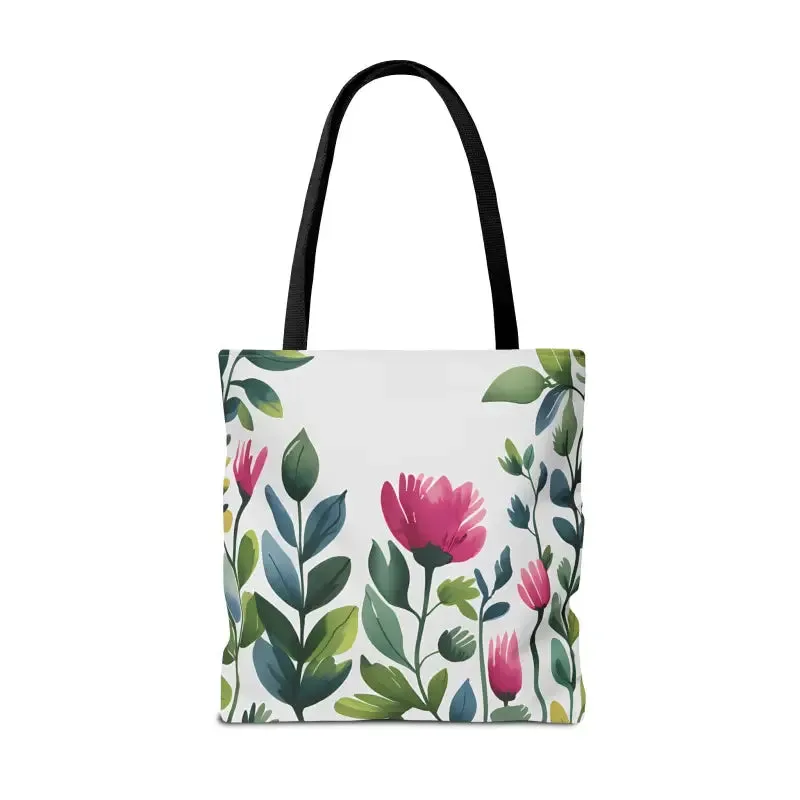 Chic Tote Bags with Pretty Pink Flowers