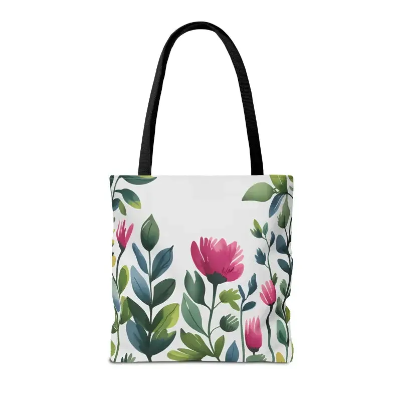 Chic Tote Bags with Pretty Pink Flowers
