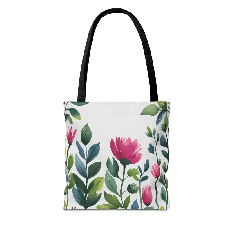 Chic Tote Bags with Pretty Pink Flowers