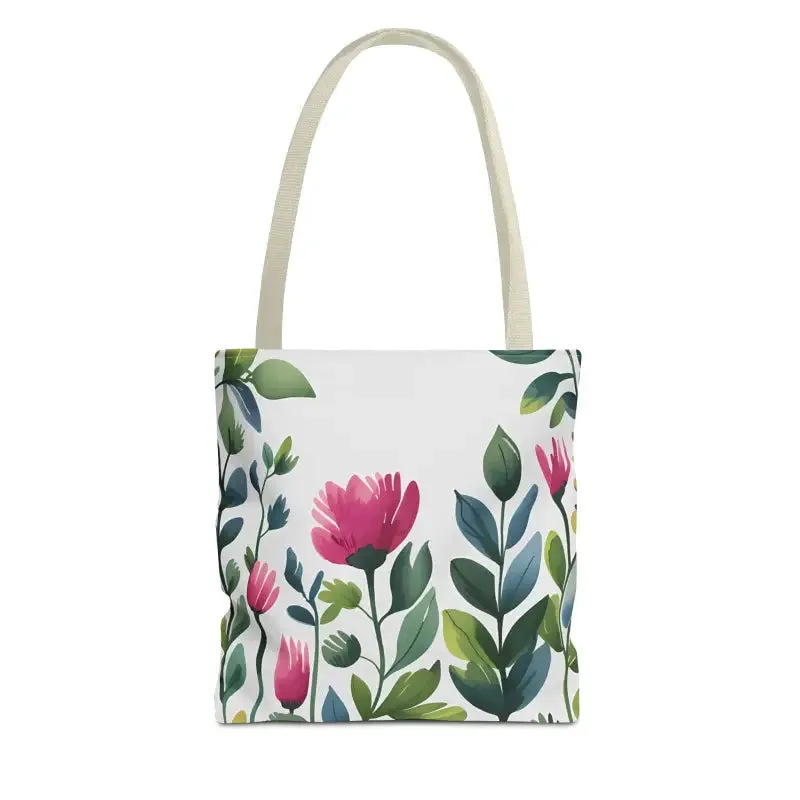 Chic Tote Bags with Pretty Pink Flowers
