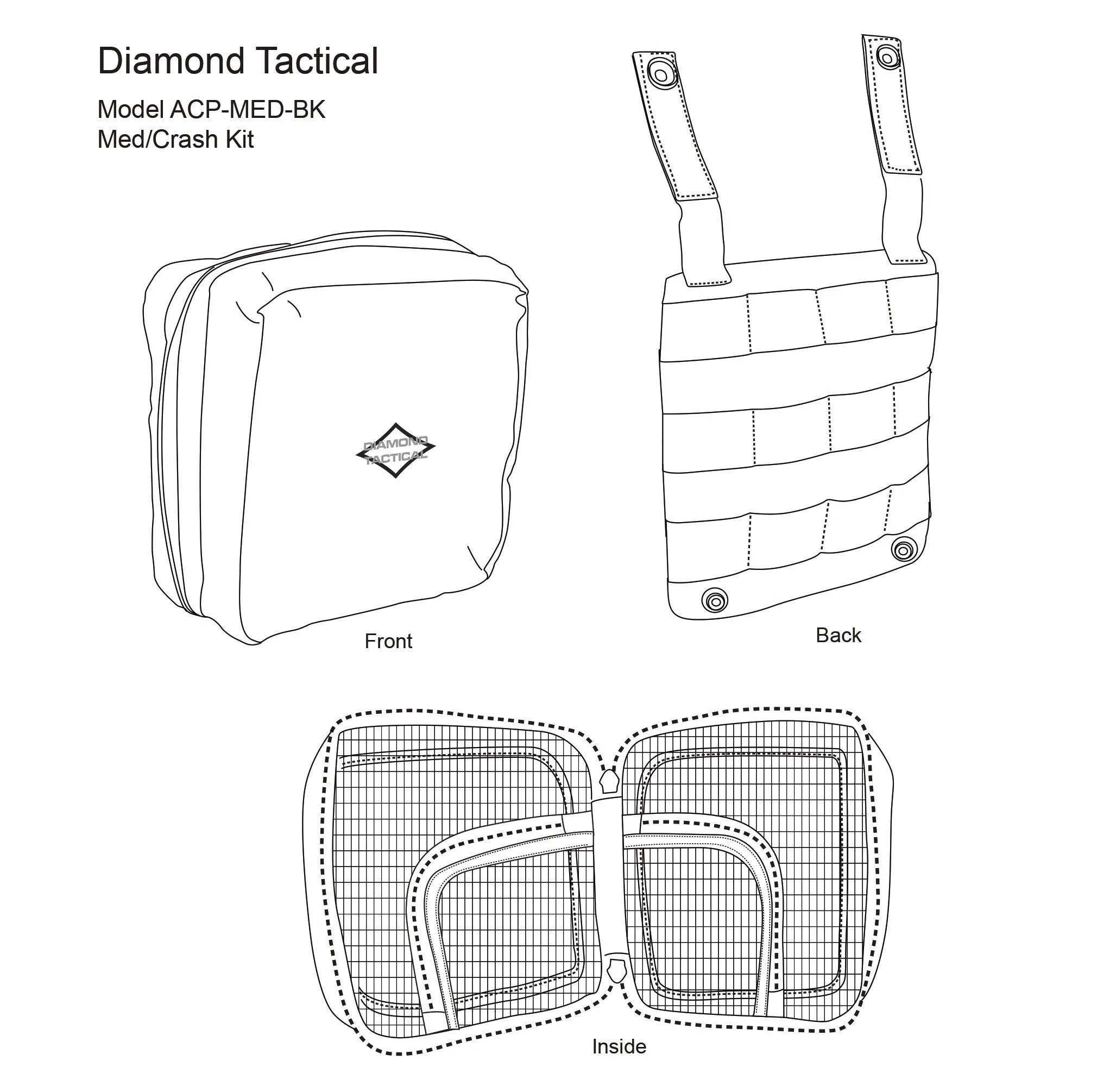 Diamond Tactical Med/Crash Kit