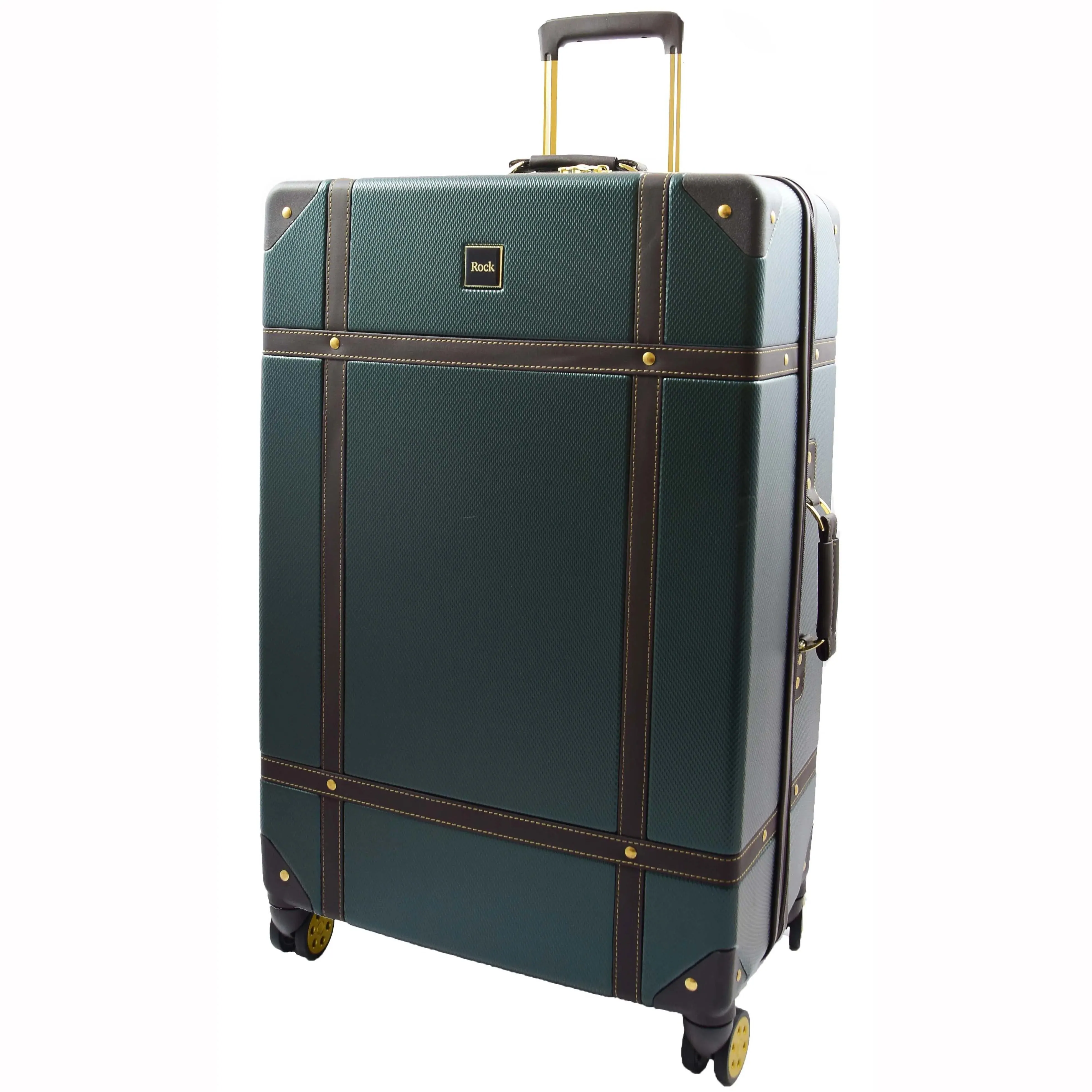 DR515 Travel Luggage with 8 Spinner Wheels Emerald