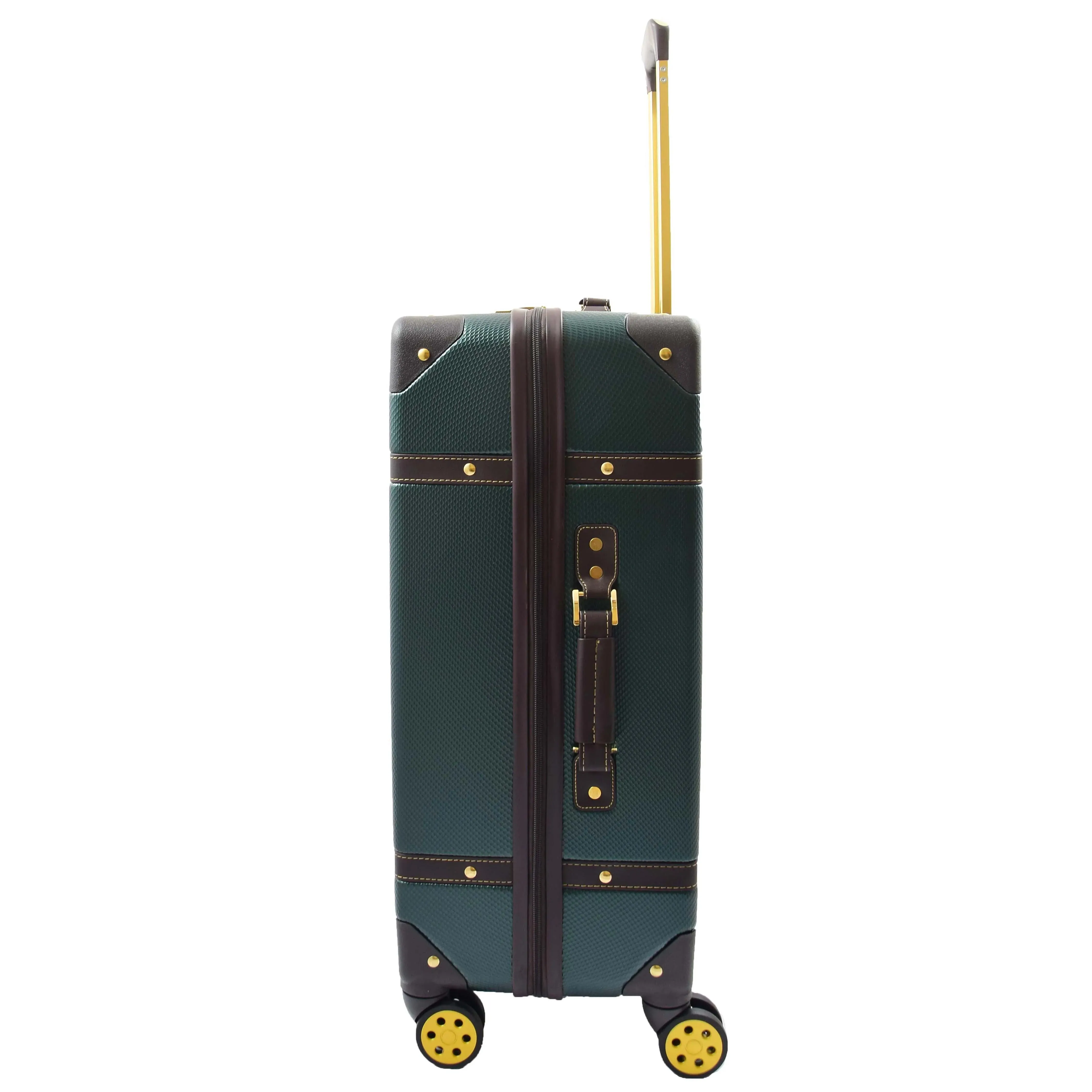 DR515 Travel Luggage with 8 Spinner Wheels Emerald