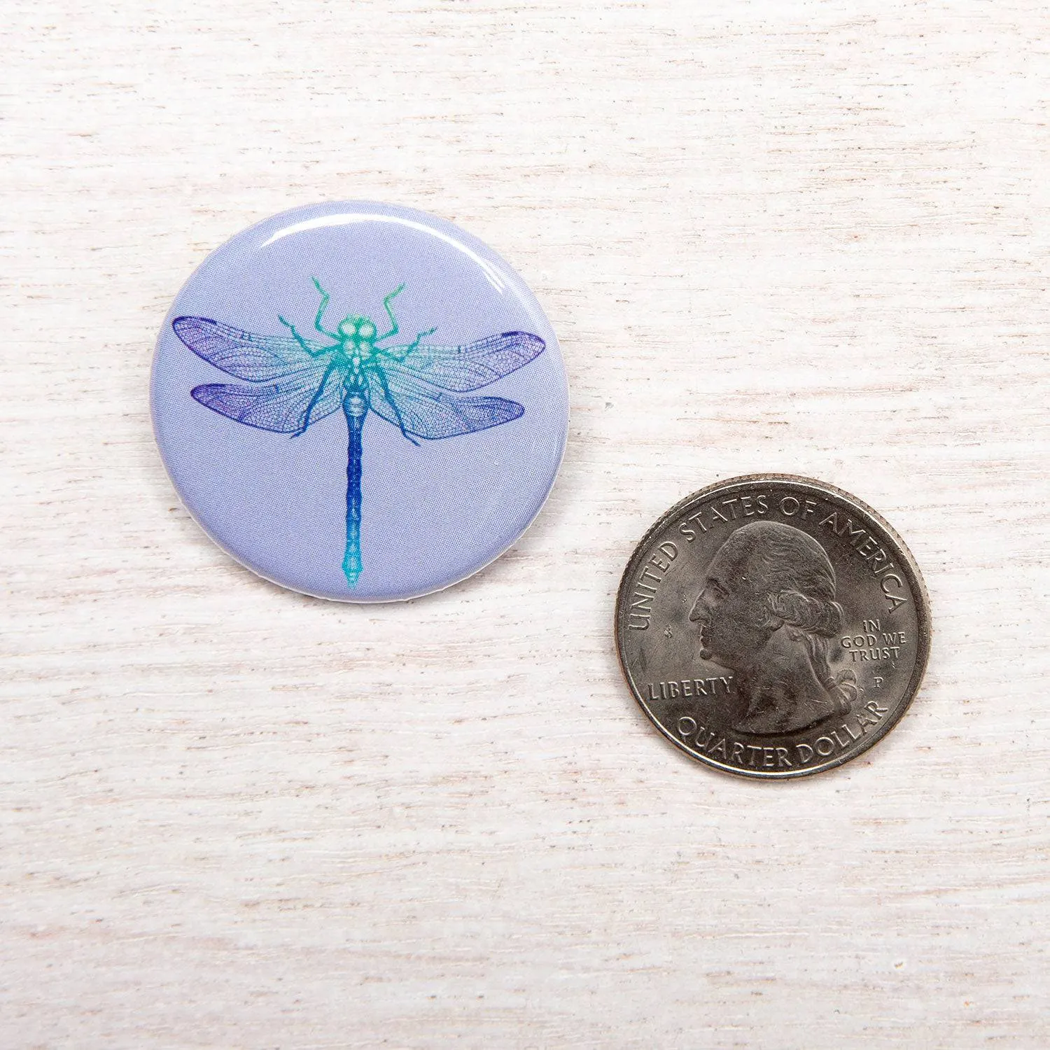 Dragonfly Button Pin