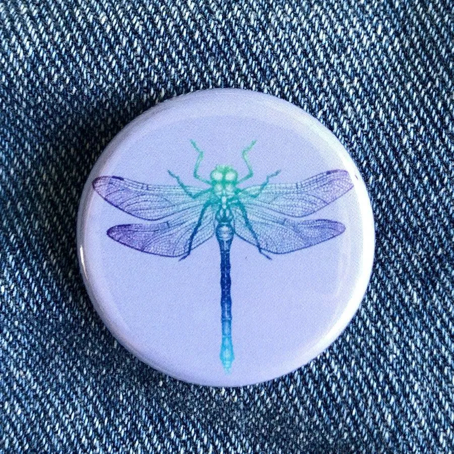 Dragonfly Button Pin
