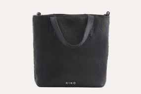Elegant Side Weaved Leather Handbag