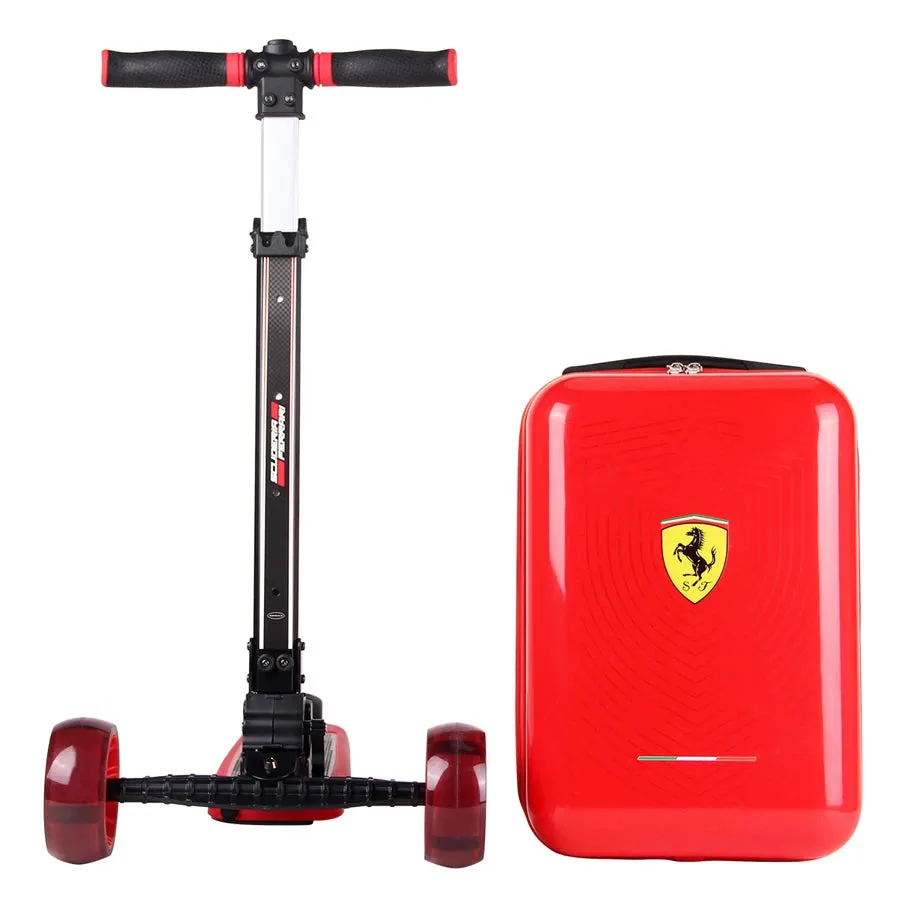 Ferrari Luggage Foldable Scooter With Adjustable Height