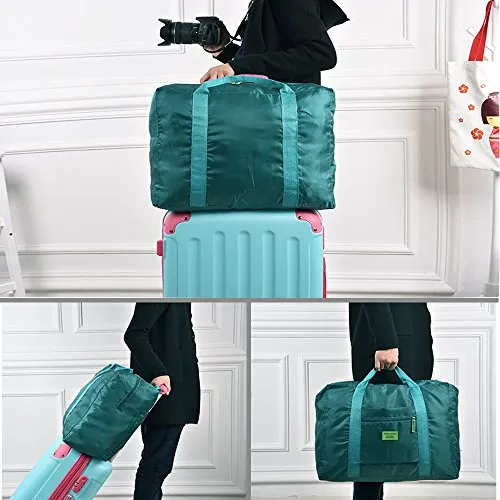 Foldable Travel Duffel Bag 20'' Lightweight Waterproof Travel Luggage Bag(Pack Of 2)