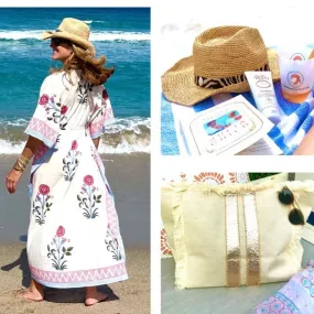 Get Away - Kaftan, Hat & Bag