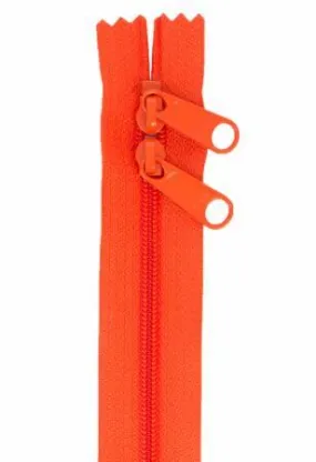 Handbag Zipper 30in Tangerine
