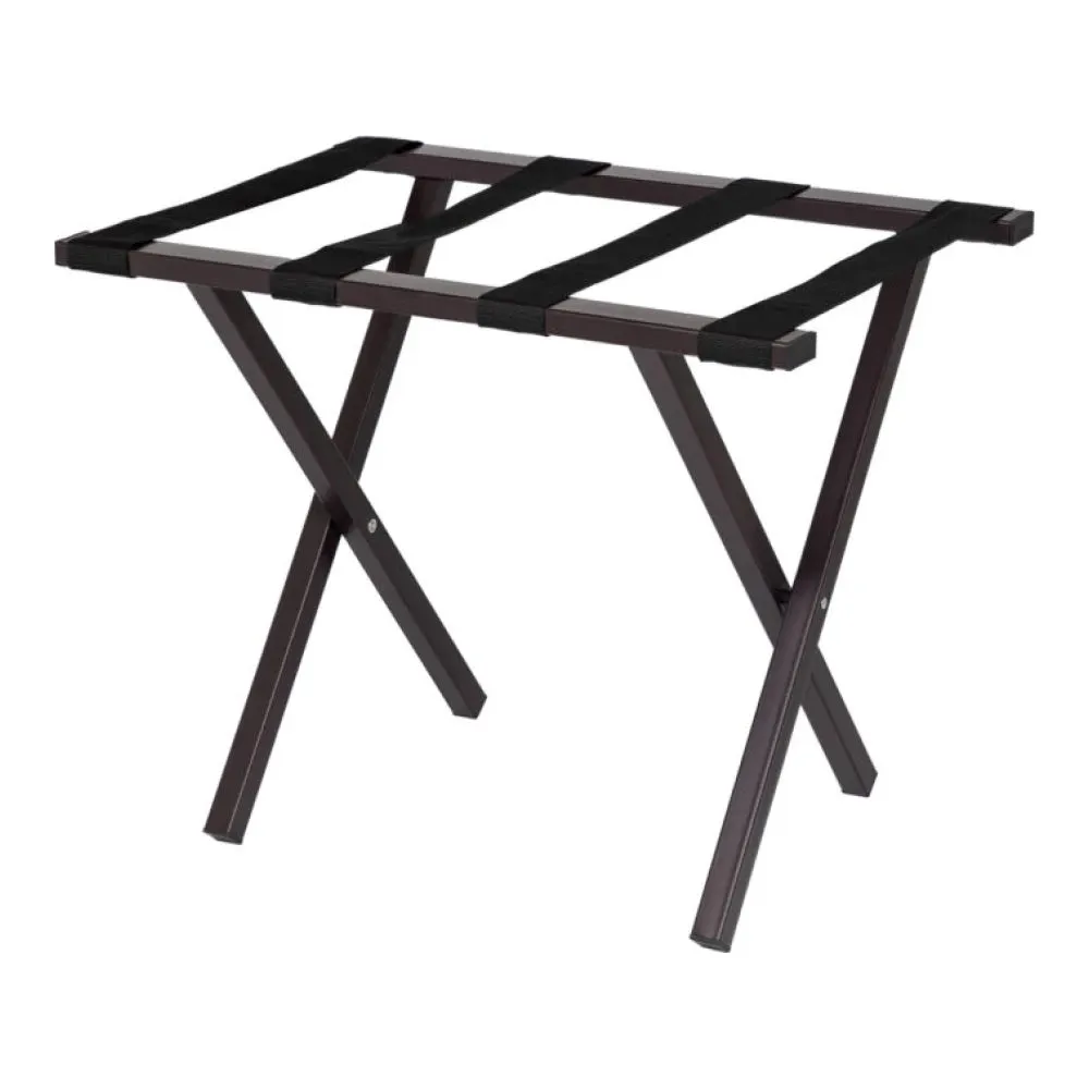Hospitality 1 Source LRPCBL Metropolitan Luggage Rack — Black Case Pack of 4 Pieces