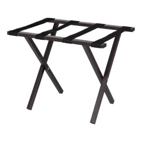 Hospitality 1 Source LRPCBL Metropolitan Luggage Rack — Black Case Pack of 4 Pieces