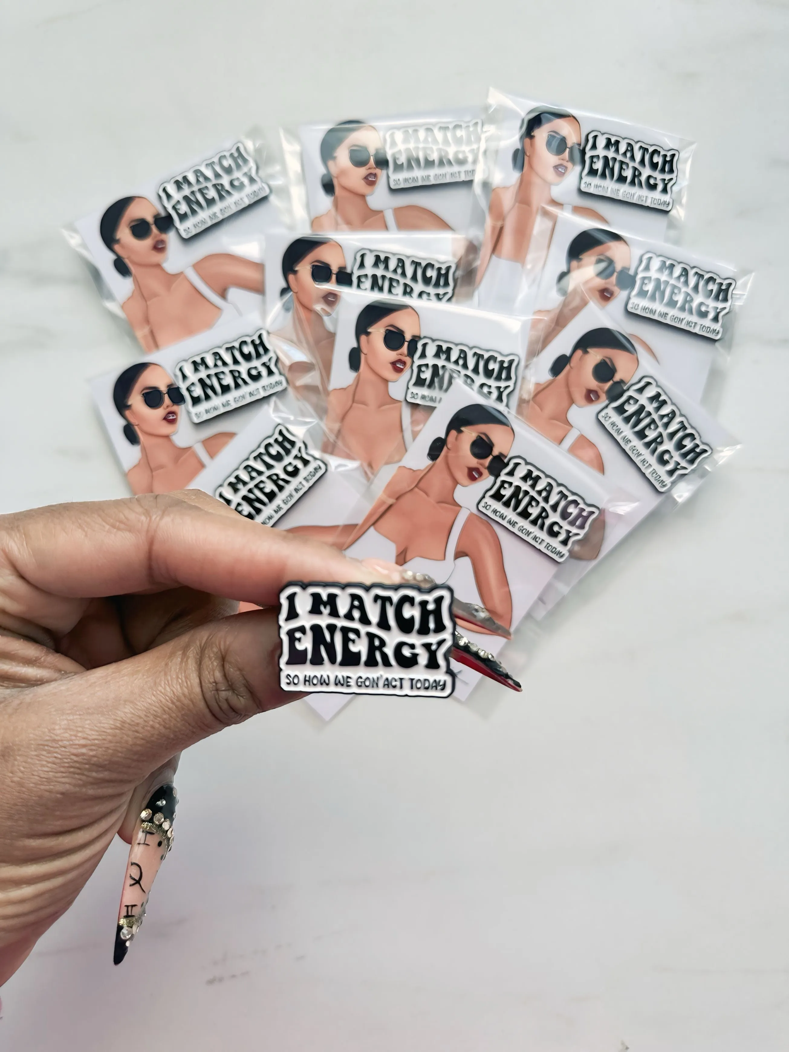 I Match Energy Enamel Pin