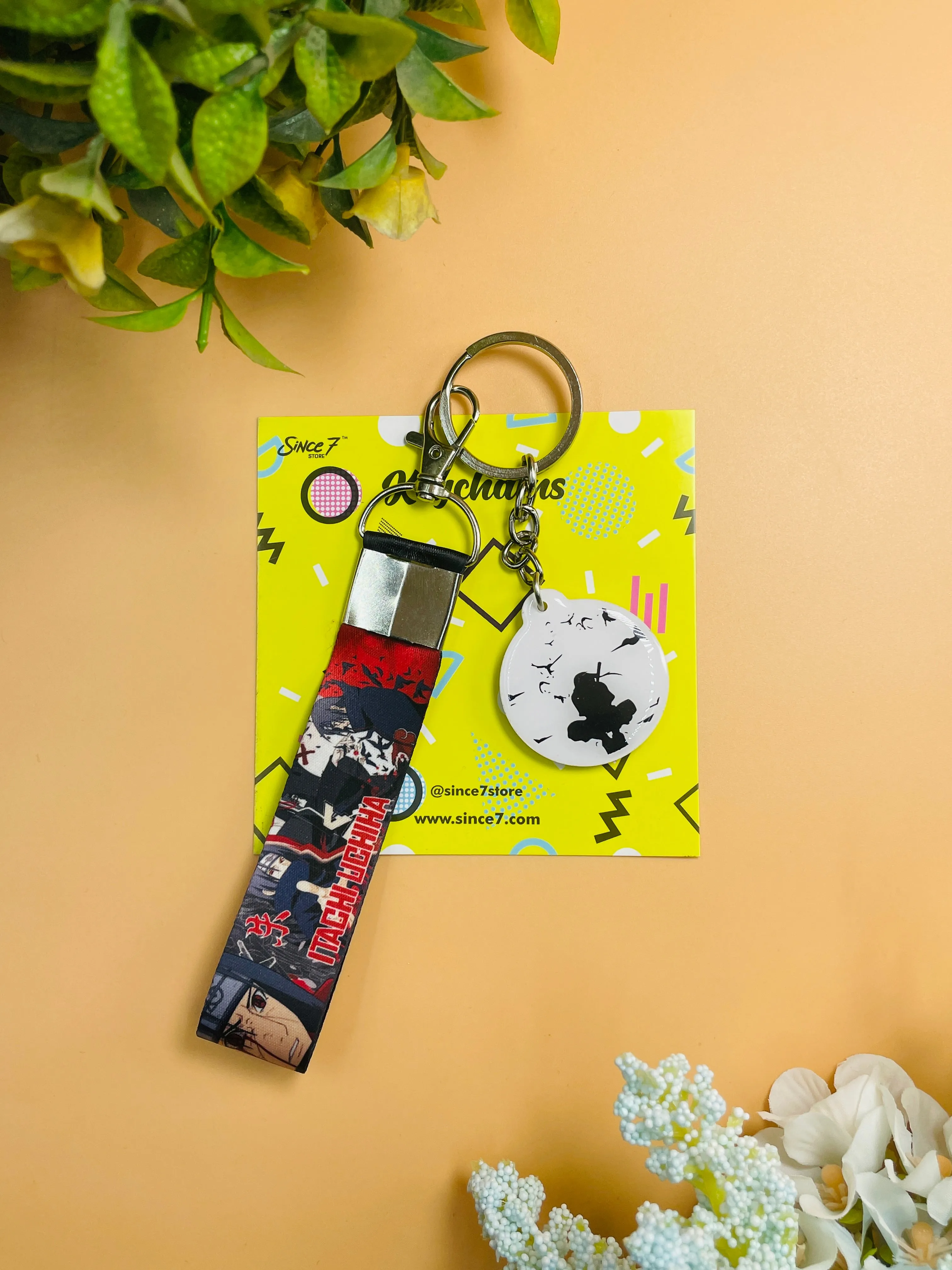 Itachi Uchiha Moon Keychain Combo