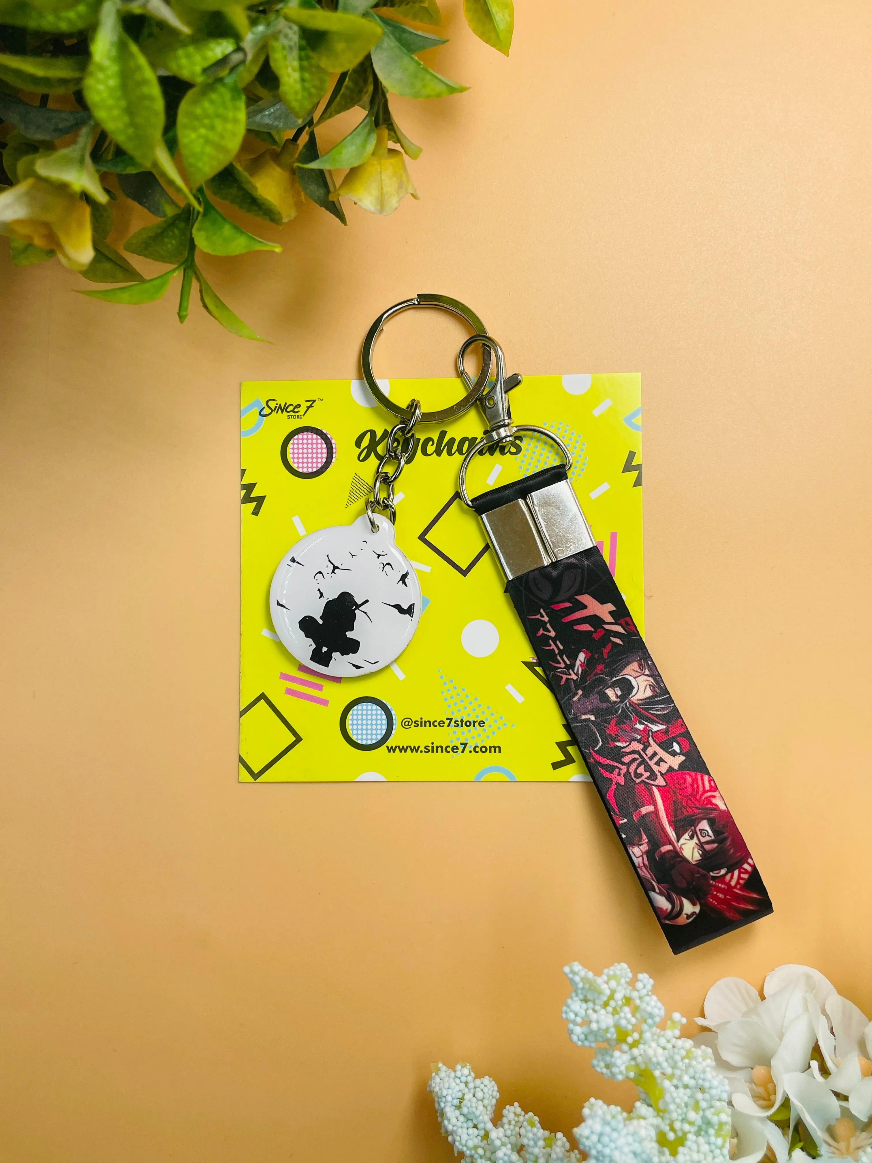 Itachi Uchiha Moon Keychain Combo