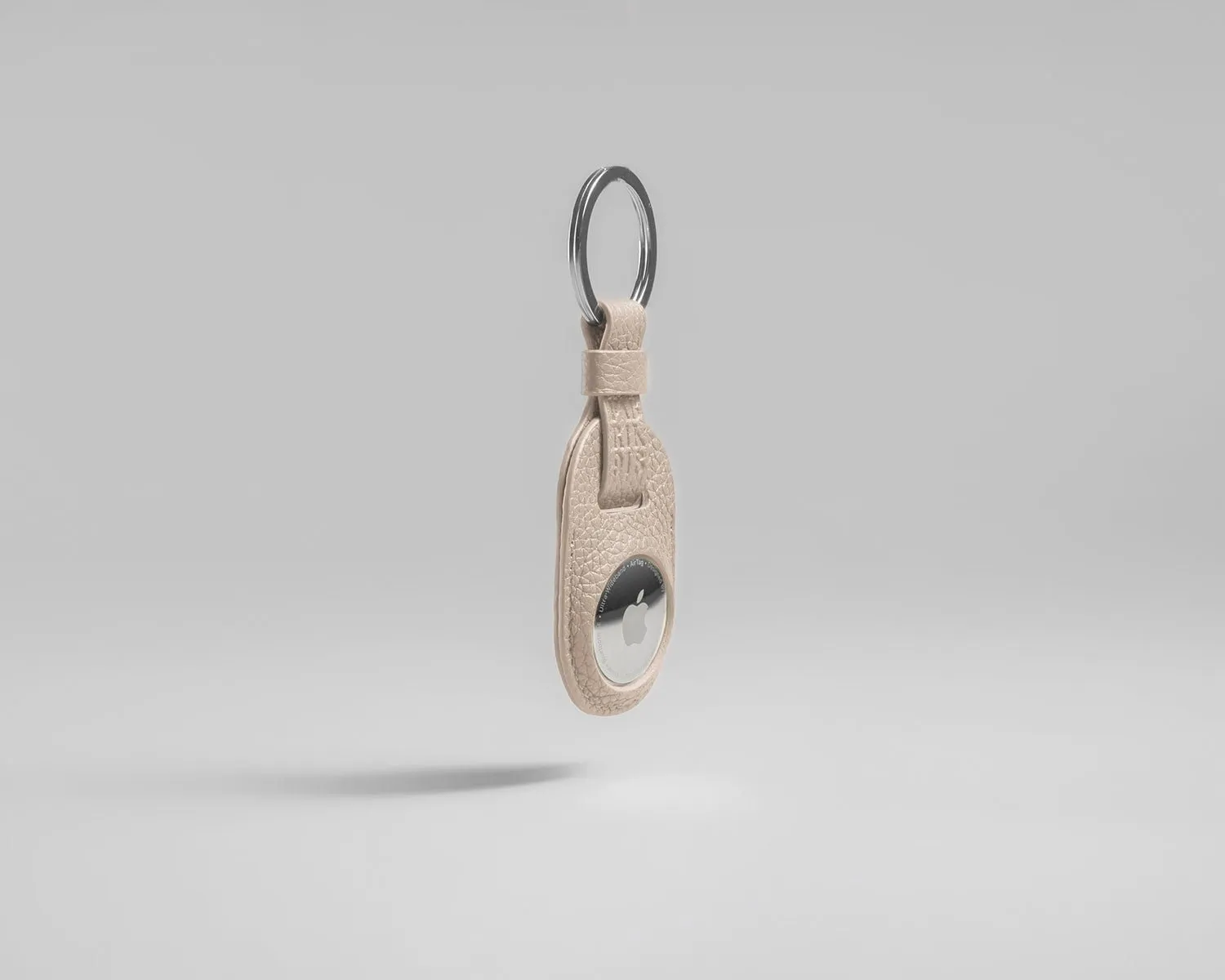 Leather AirTag Keychain | Sleek Tracker Holder for Keys, Bags & More