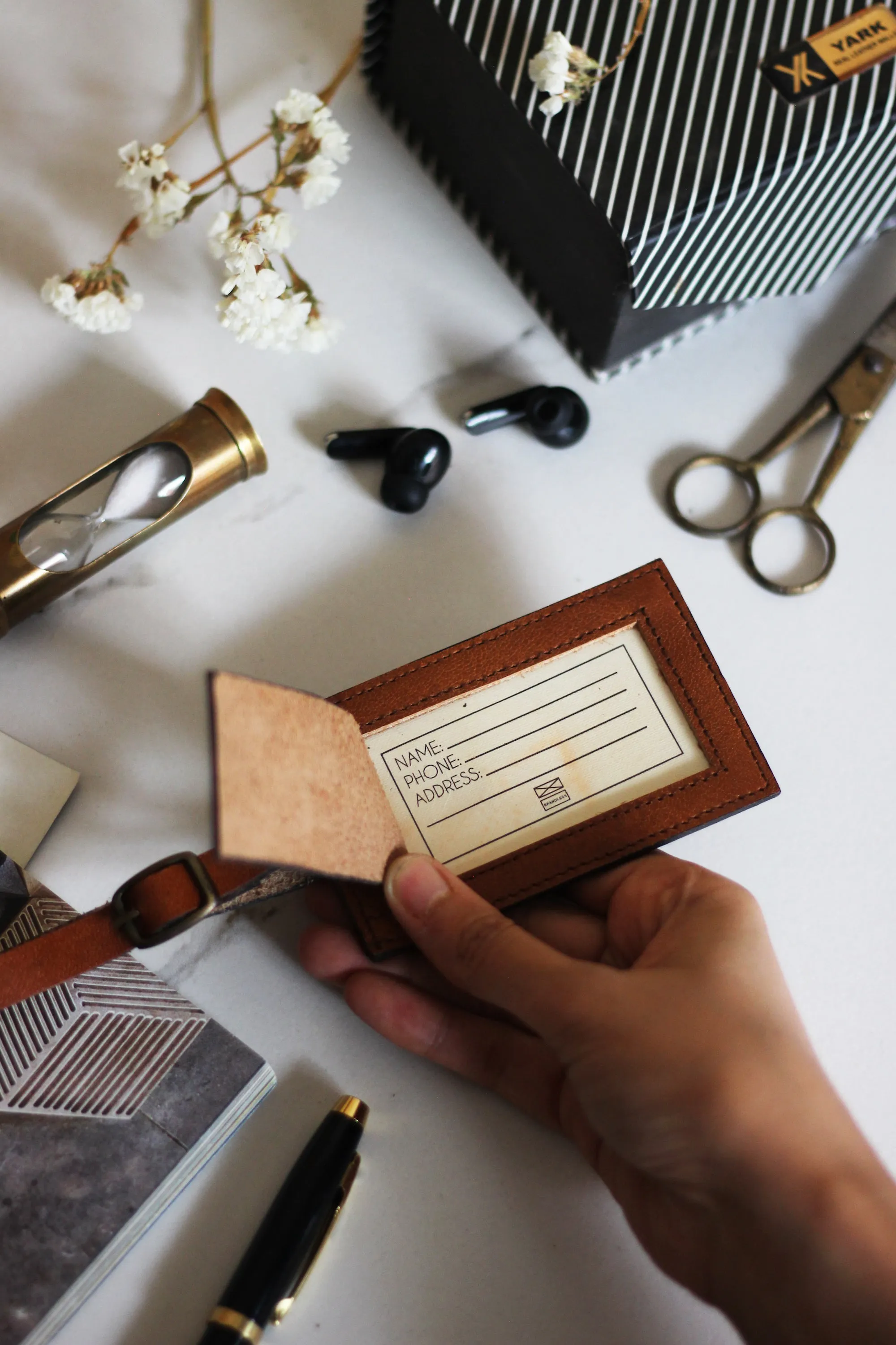 Luggage Tag - Tan