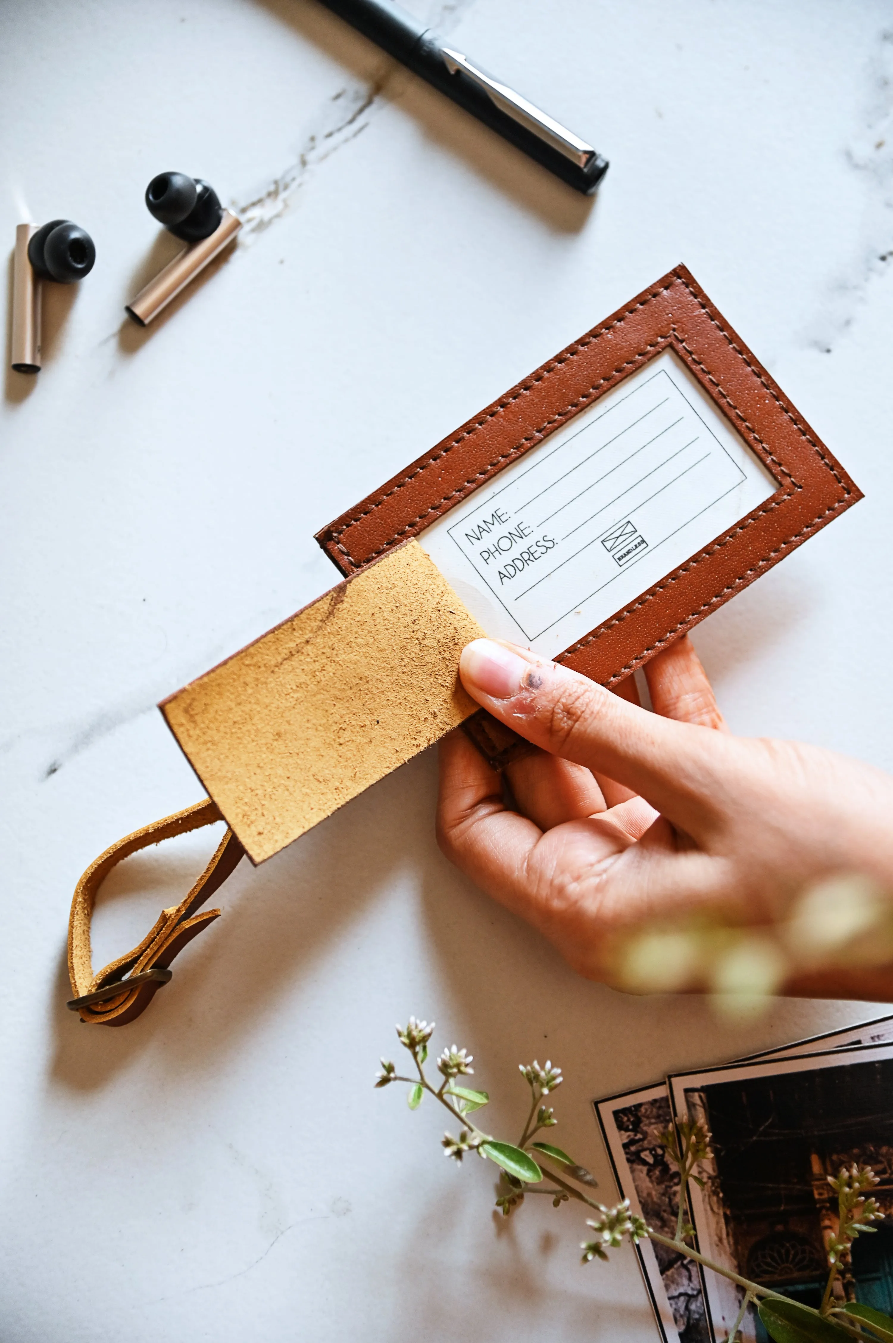 Luggage Tag - Tan