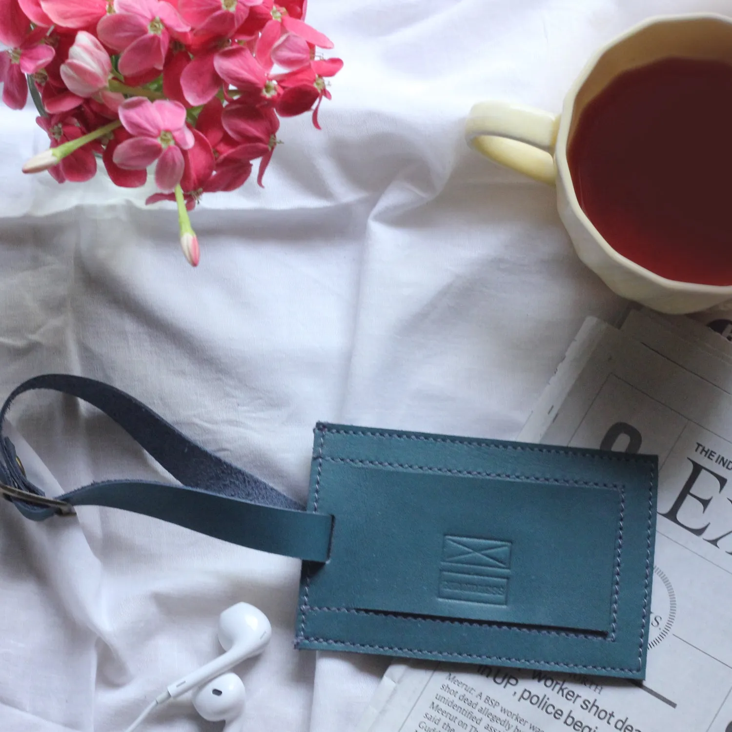 Luggage Tag - Teal Blue