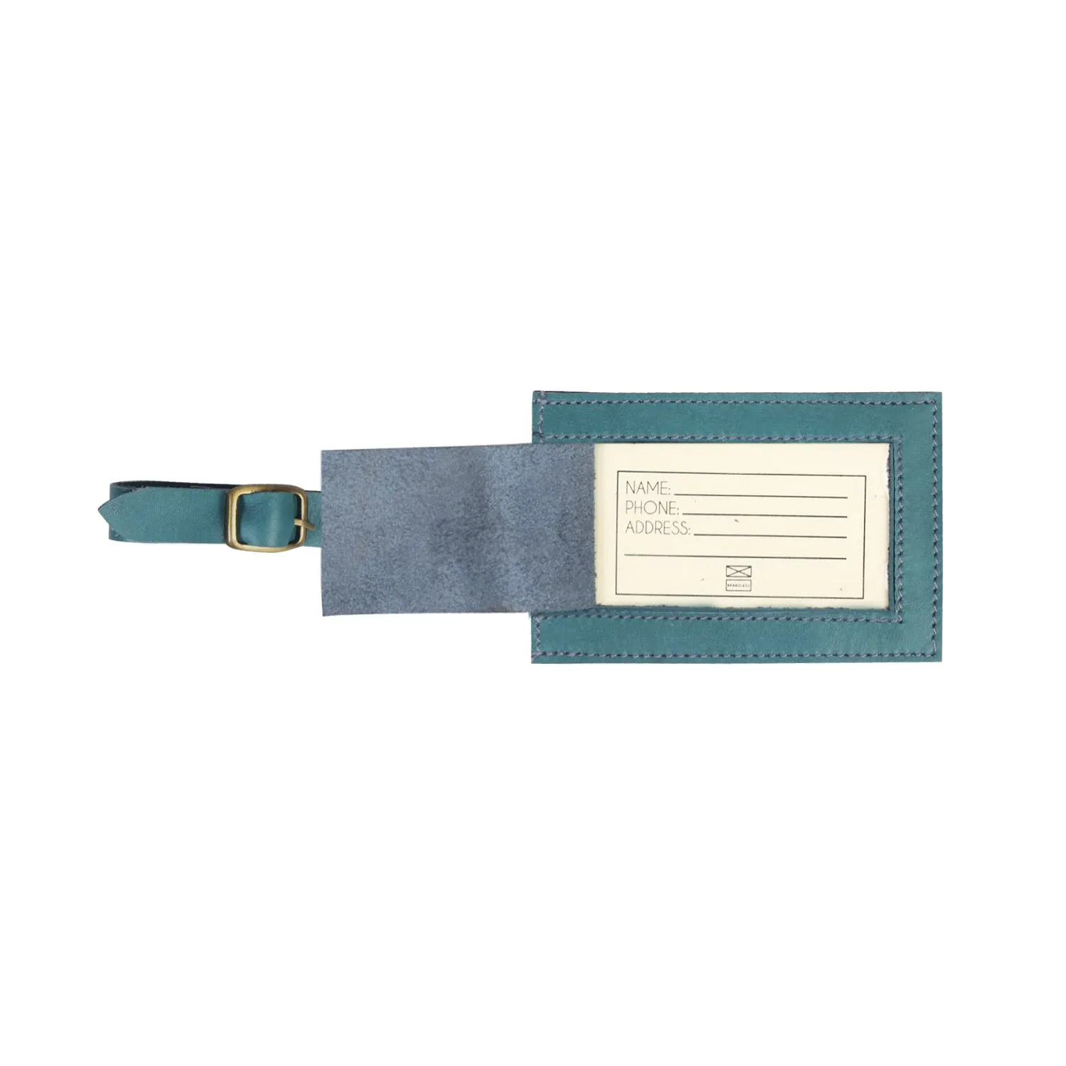 Luggage Tag - Teal Blue