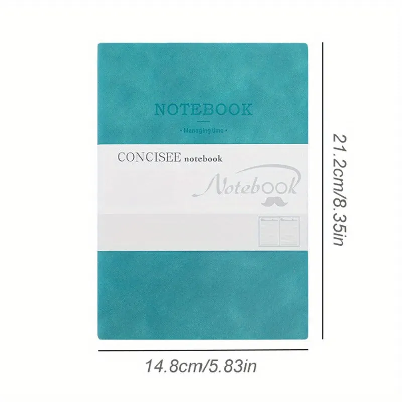 Luxurious SheepskinTextured A5 College Ruled Notebook