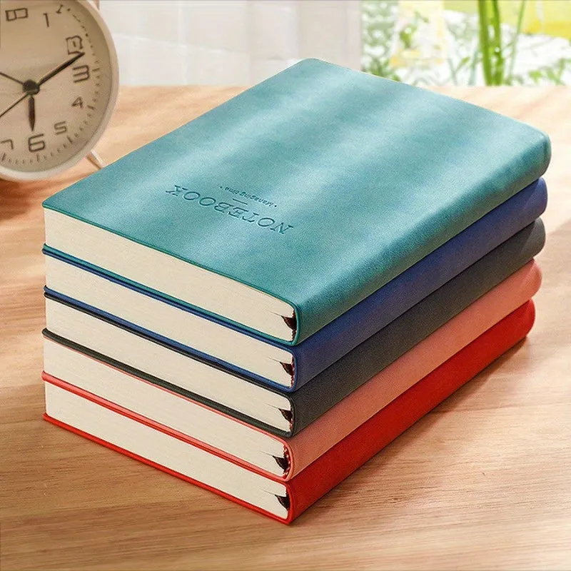 Luxurious SheepskinTextured A5 College Ruled Notebook