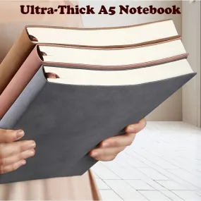 Luxurious SheepskinTextured A5 College Ruled Notebook