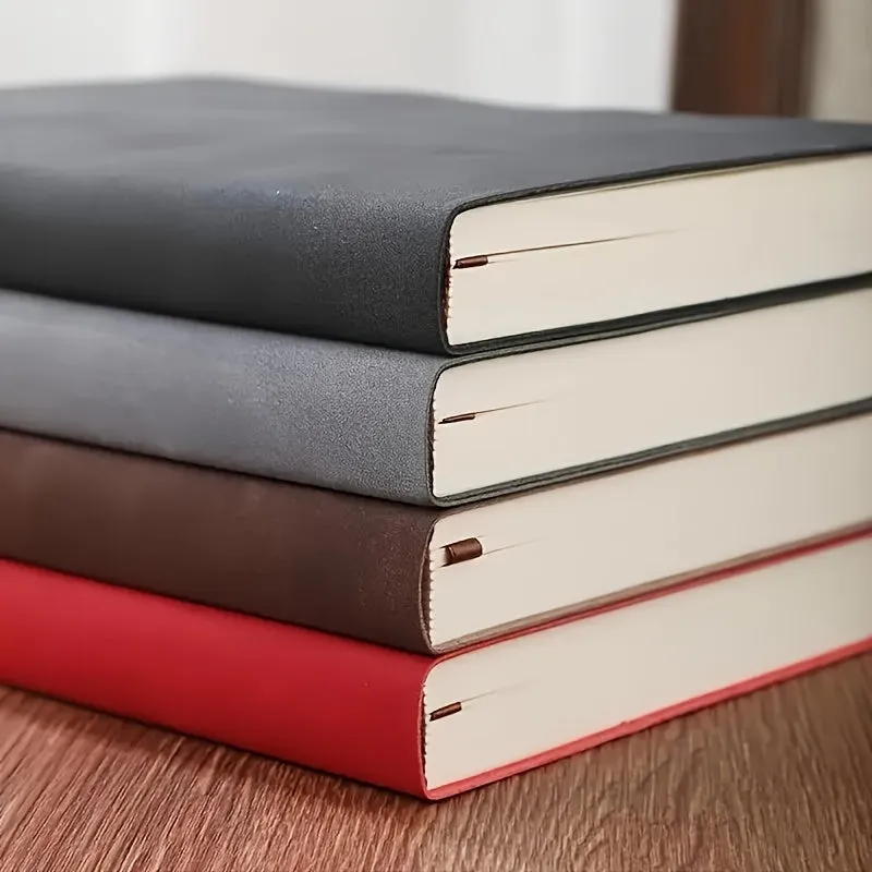Luxurious SheepskinTextured A5 College Ruled Notebook