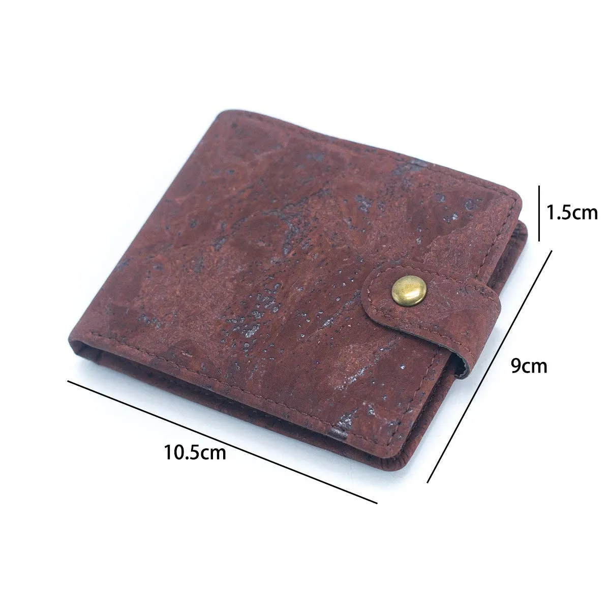 Men's Sleek Bifold Cork Wallet