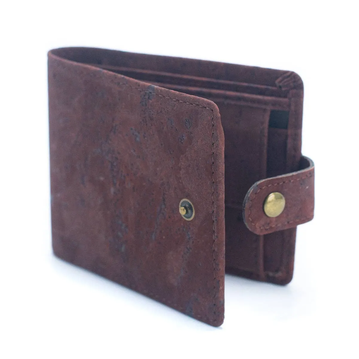 Men's Sleek Bifold Cork Wallet