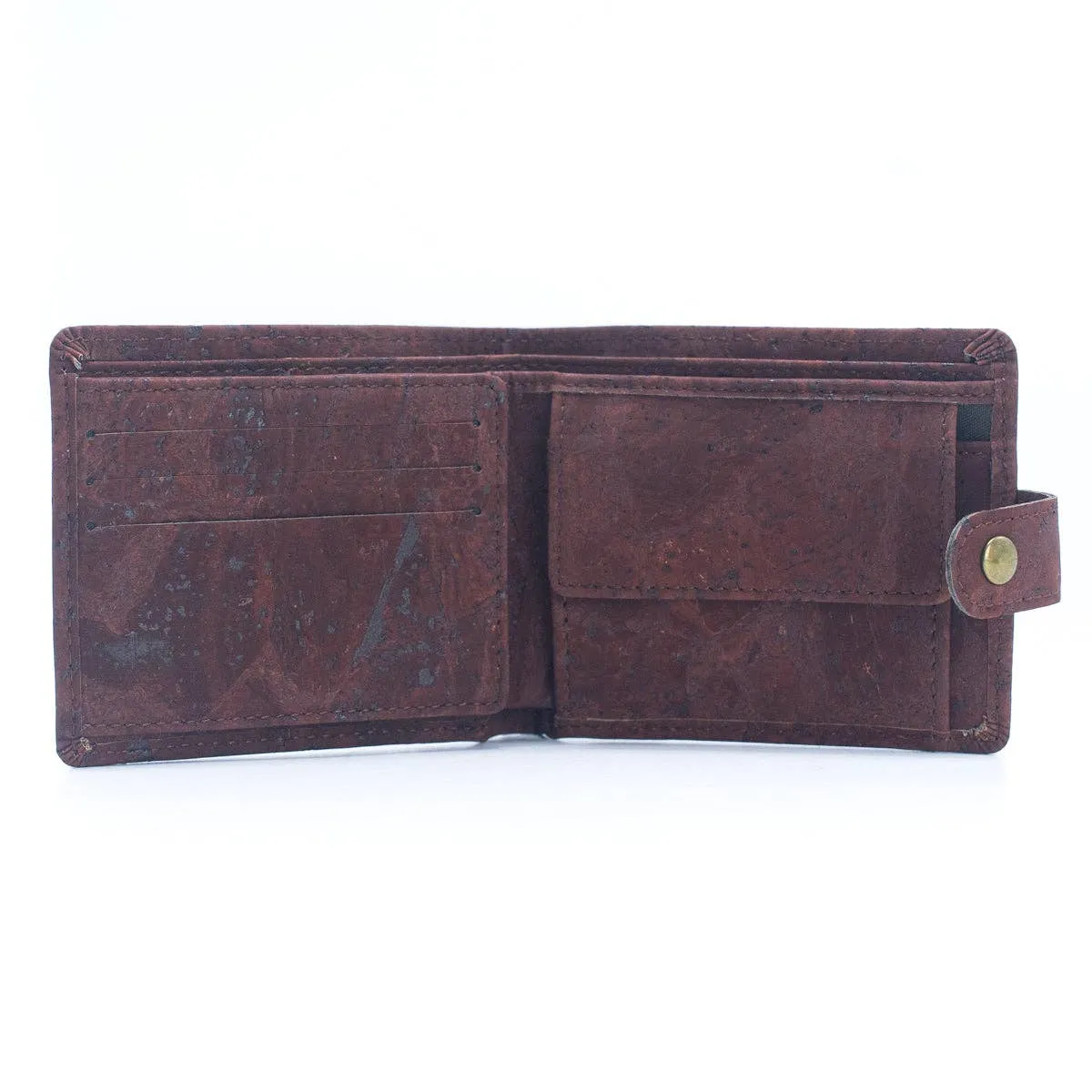 Men's Sleek Bifold Cork Wallet