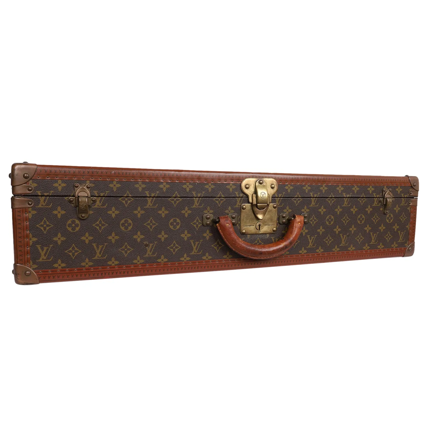 Monogram Alzer 80 Hard Case Trunk Weekend Travel Bag (Authentic Pre-Owned)
