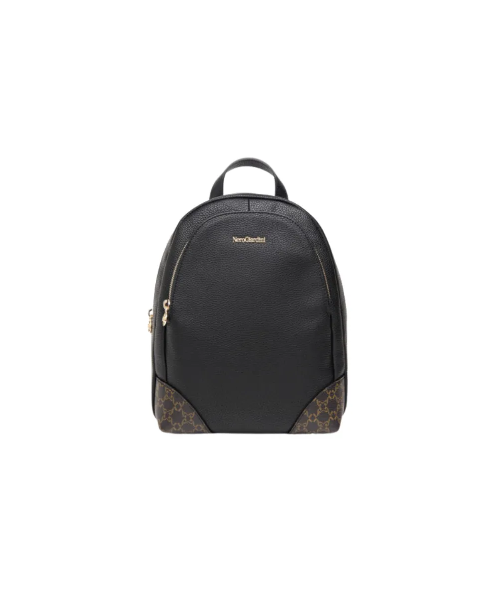 NERO GIARDINI BACKPACK IN BLACK
