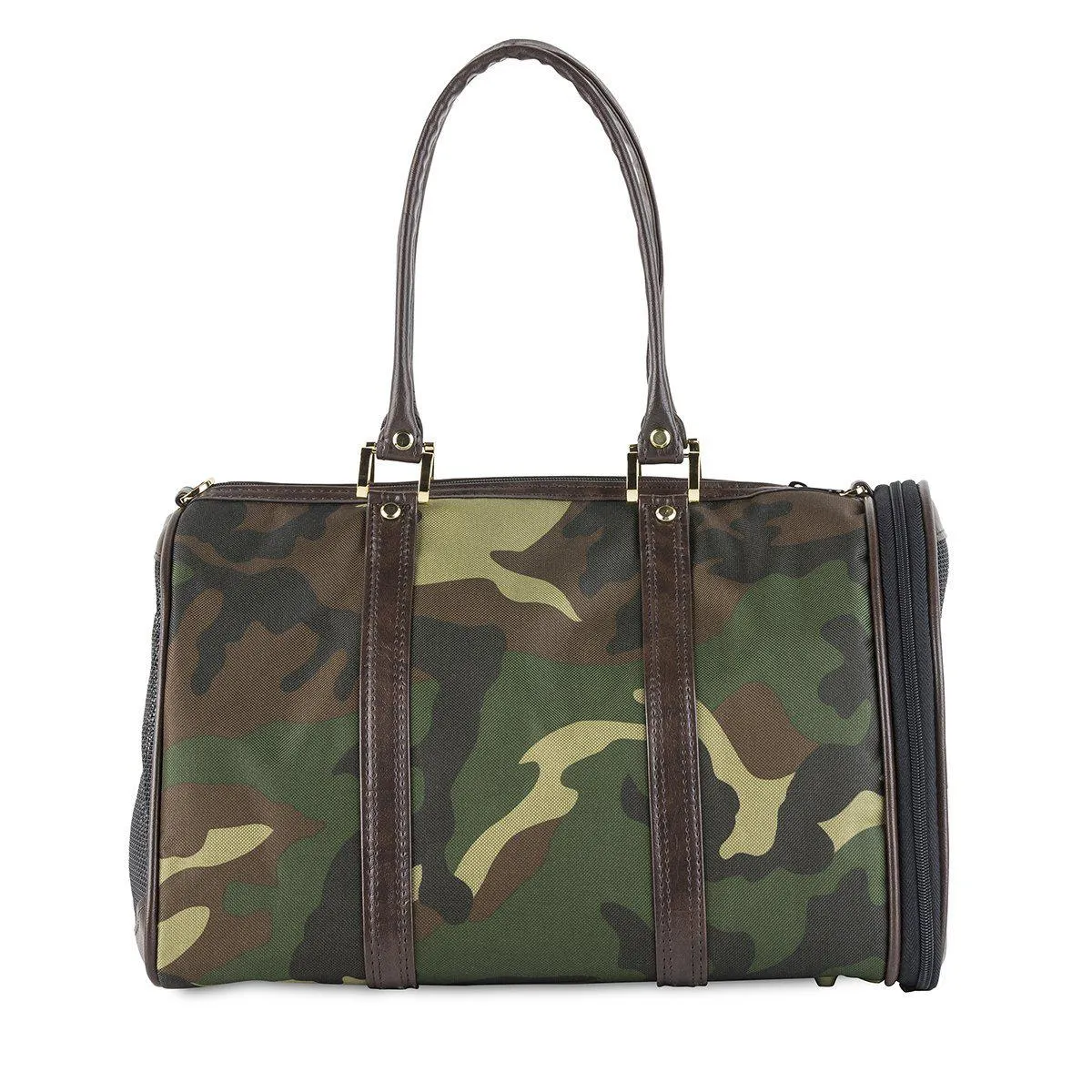 Petote Dog Carrier JL Duffel Quilted Camo
