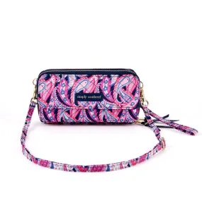 Quilted Phone Crossbody/Wristlet - Paisley