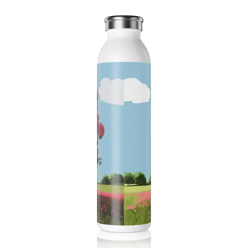 Sleek Slim Rose Tree Water Bottle