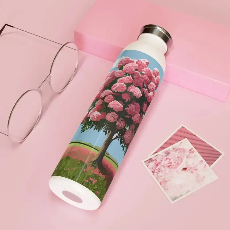 Sleek Slim Rose Tree Water Bottle