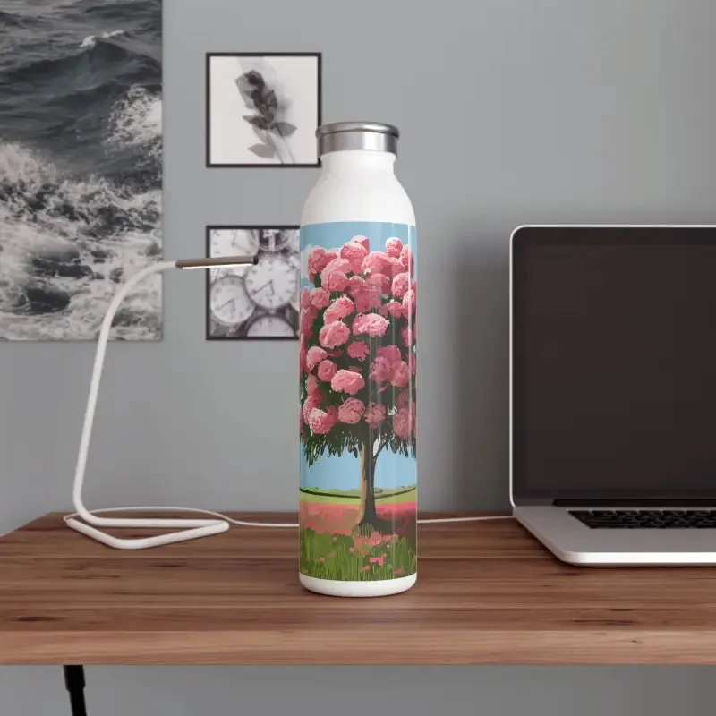 Sleek Slim Rose Tree Water Bottle