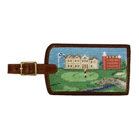 Smathers & Branson St. Andrews Scene Needlepoint Luggage Tag