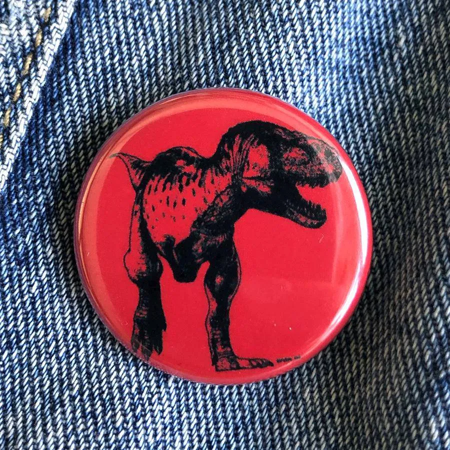 T-Rex Button Pin