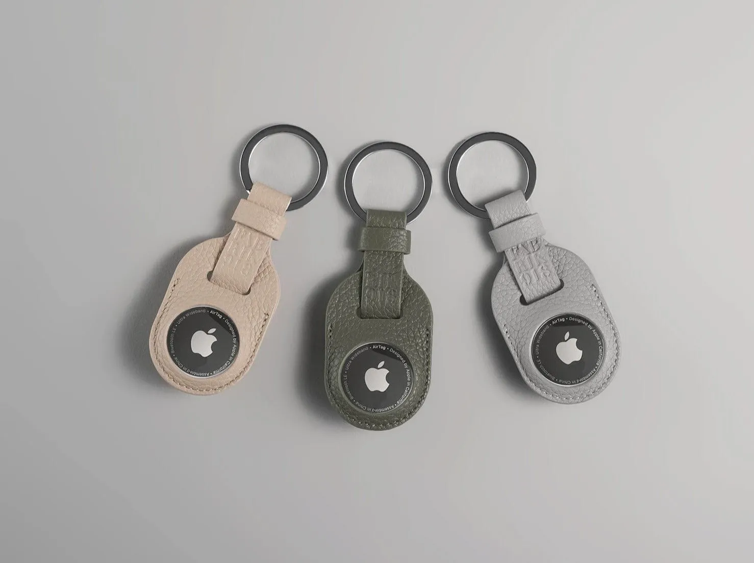 The 0.5ml Leather AirTag Keychain | Sleek Tracker Holder for Keys, Bags & More